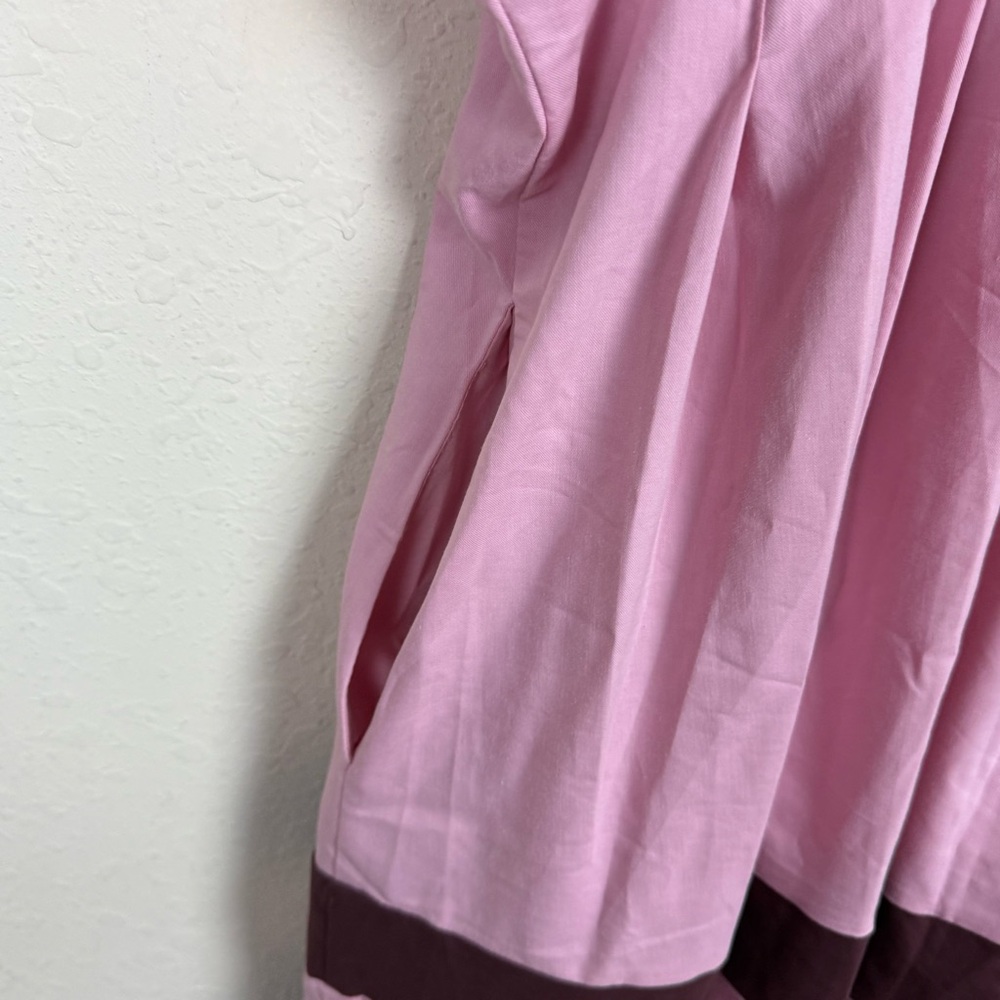 Anthropologie Pink and Burgundy Tobie Dress - Picture 10 of 10